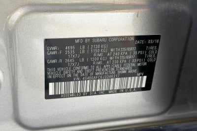 2018 Subaru Outback 2.5i Premium