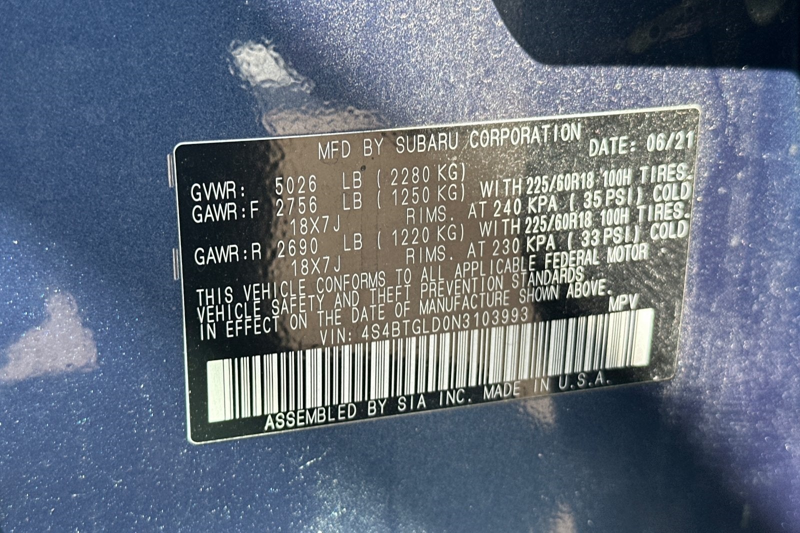 2022 Subaru Outback Onyx Edition XT