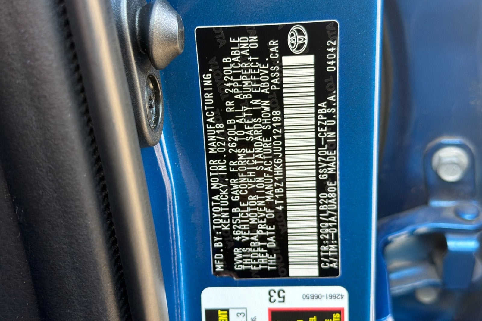 2018 Toyota Camry XSE V6