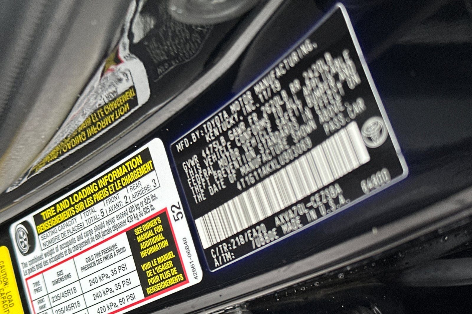 2020 Toyota Camry SE