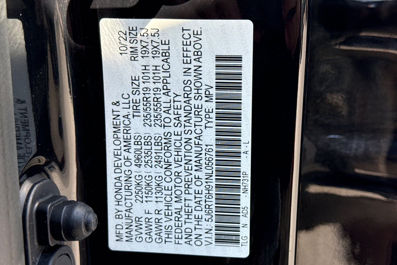2022 Honda CR-V Hybrid Touring