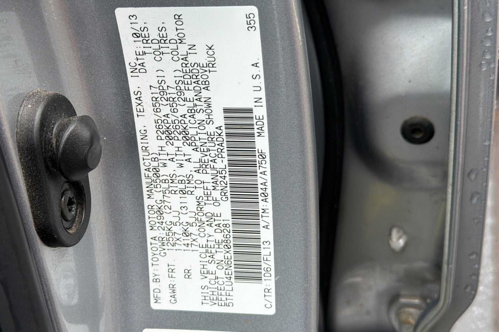 2014 Toyota Tacoma Base V6