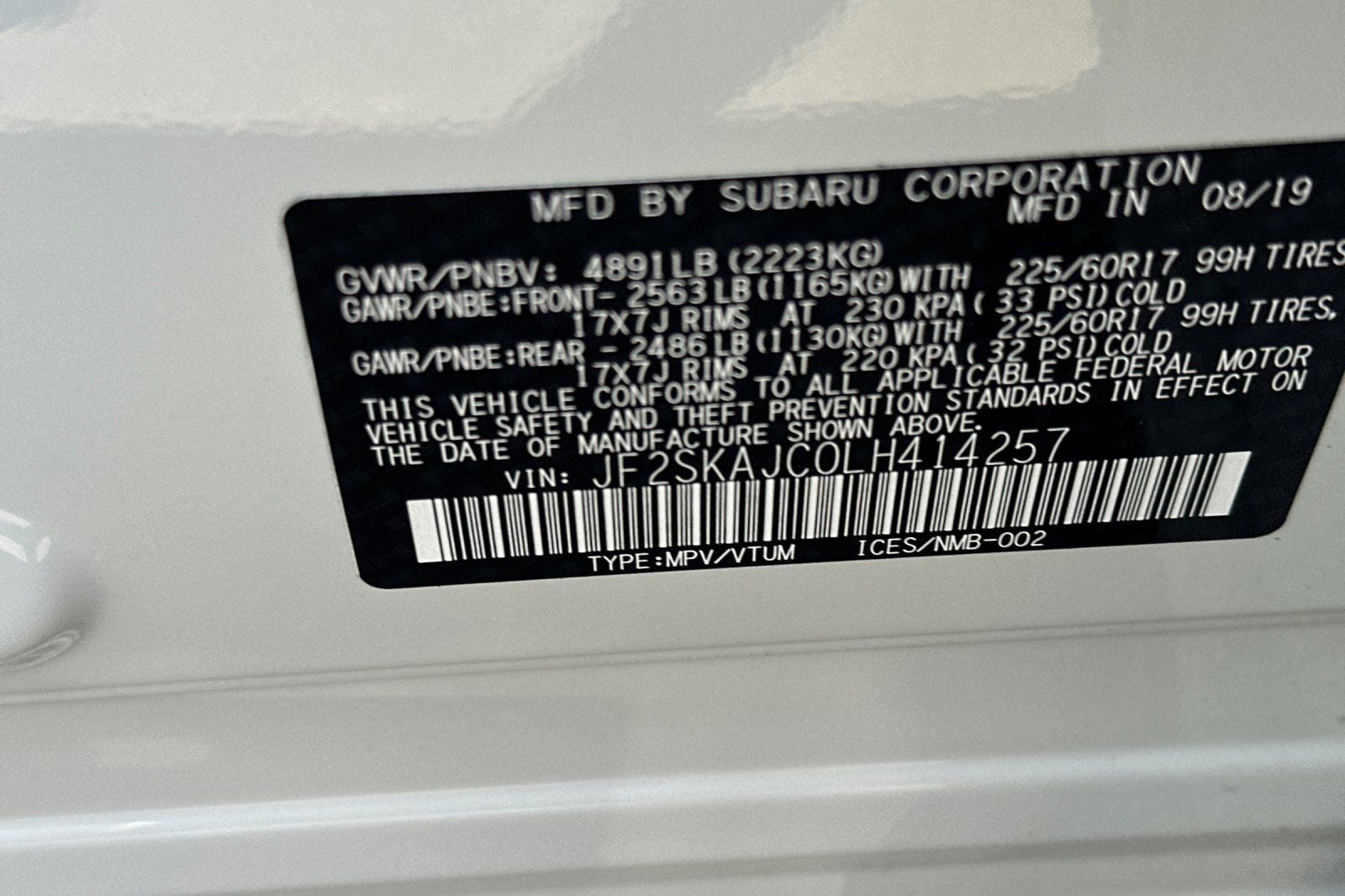 2020 Subaru Forester Premium