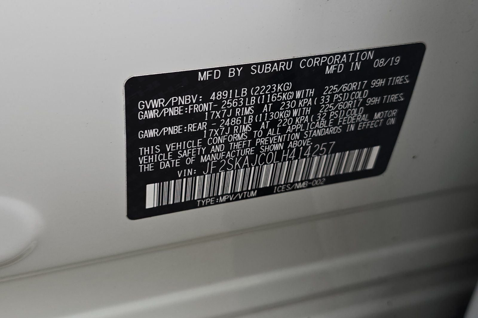 2020 Subaru Forester Premium