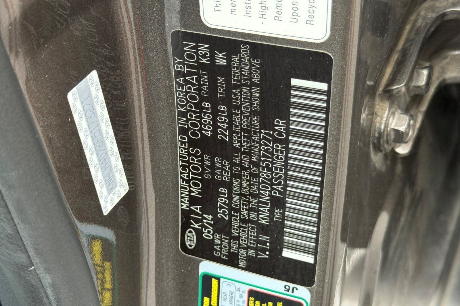 2015 Kia Cadenza Premium