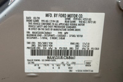 2020 Ford EcoSport SES