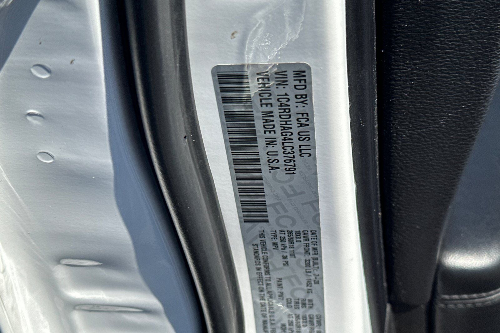 2020 Dodge Durango SXT