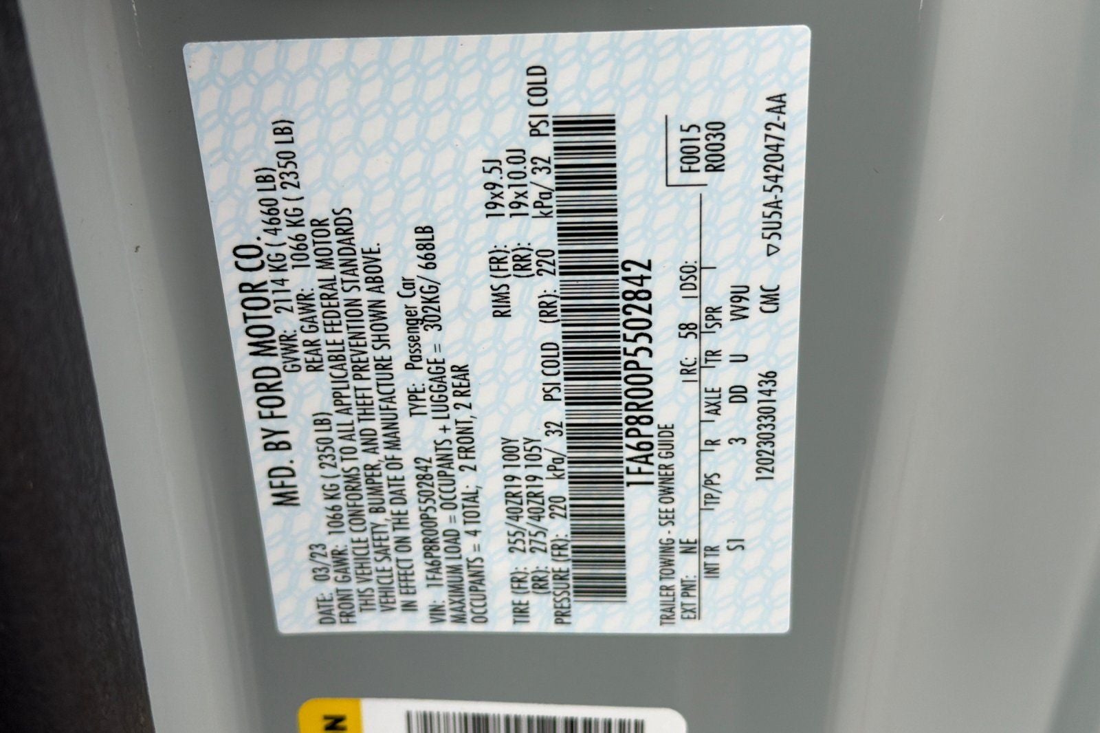 2023 Ford Mustang Mach 1