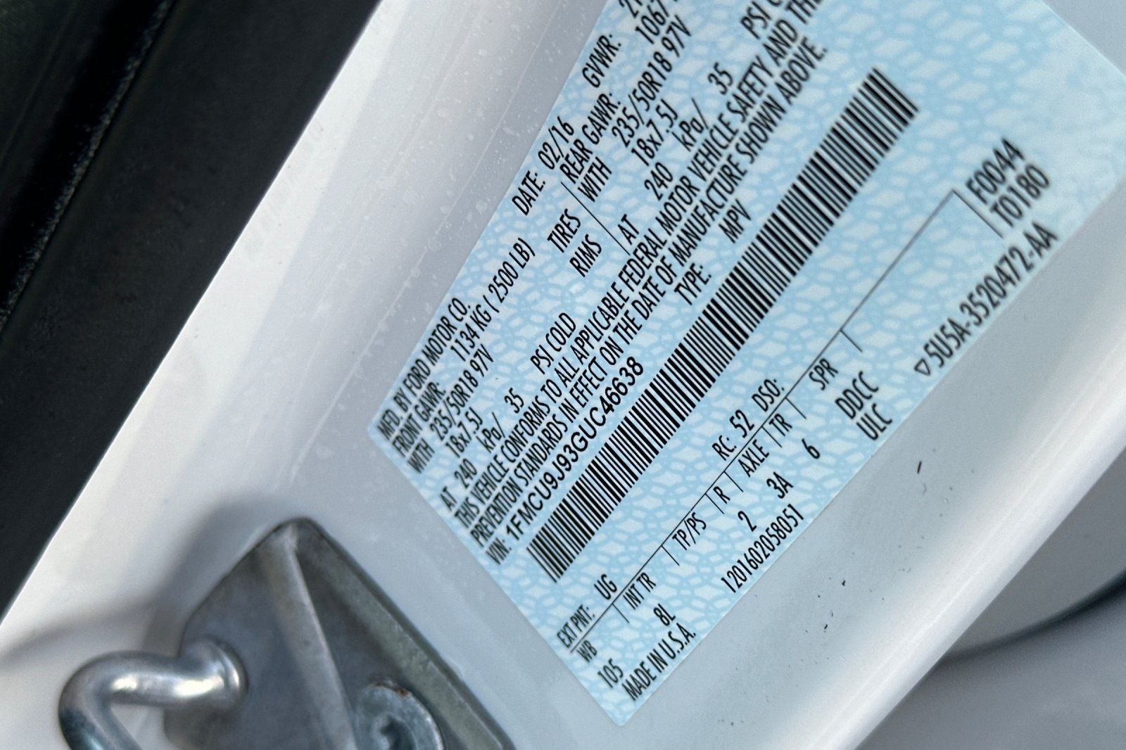 2016 Ford Escape Titanium