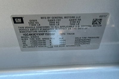 2017 Chevrolet Silverado 3500HD LTZ