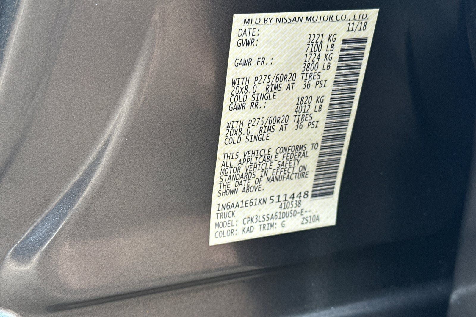 2019 Nissan Titan SV