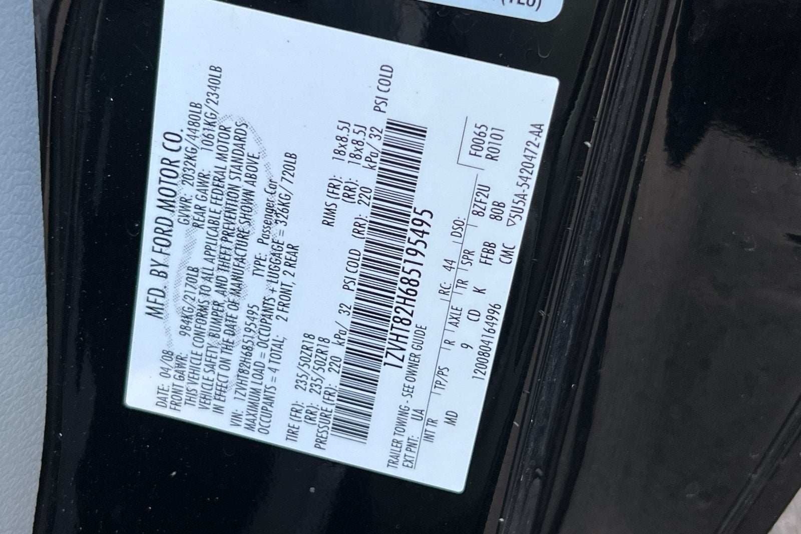 2008 Ford Mustang GT Premium