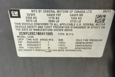 2011 Chevrolet Equinox LT 1LT