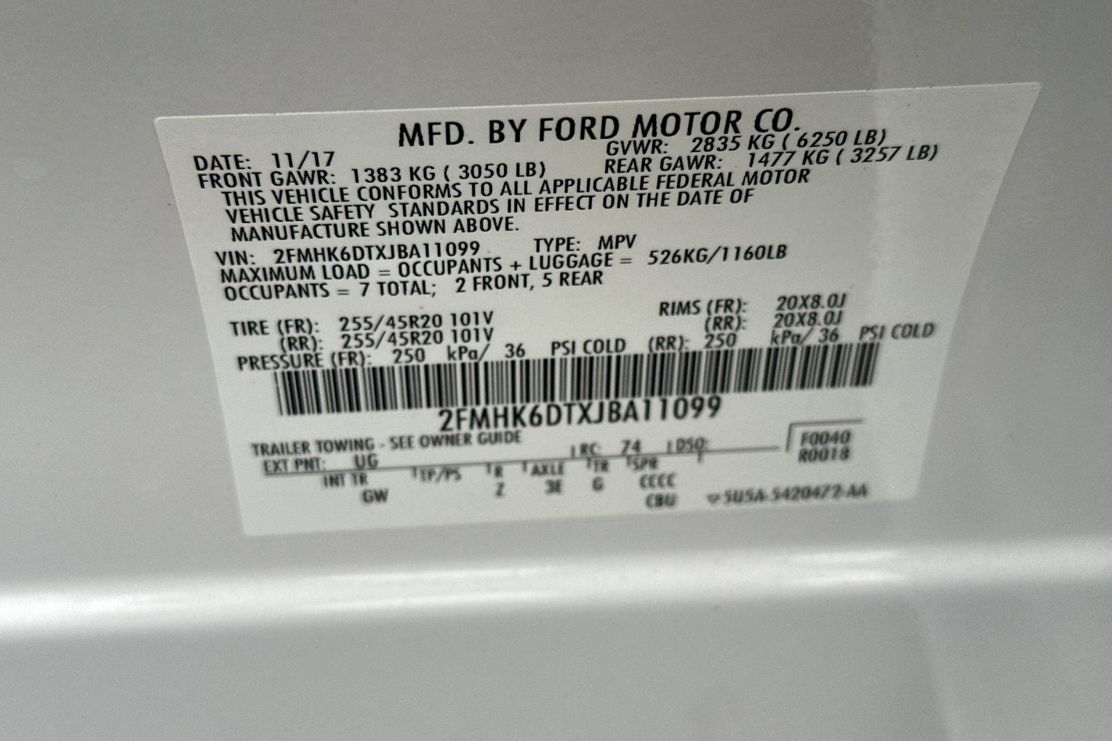 2018 Ford Flex Limited