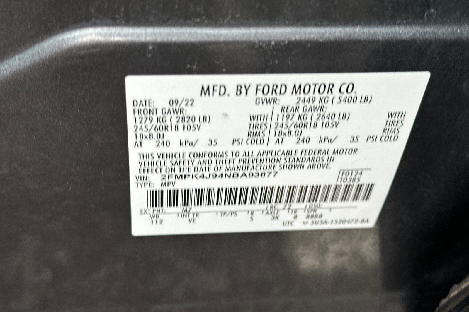 2022 Ford Edge SEL