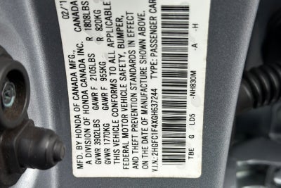 2016 Honda Civic EX-T w/Honda Sensing