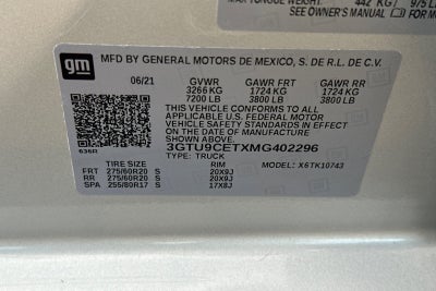 2021 GMC Sierra 1500 Elevation