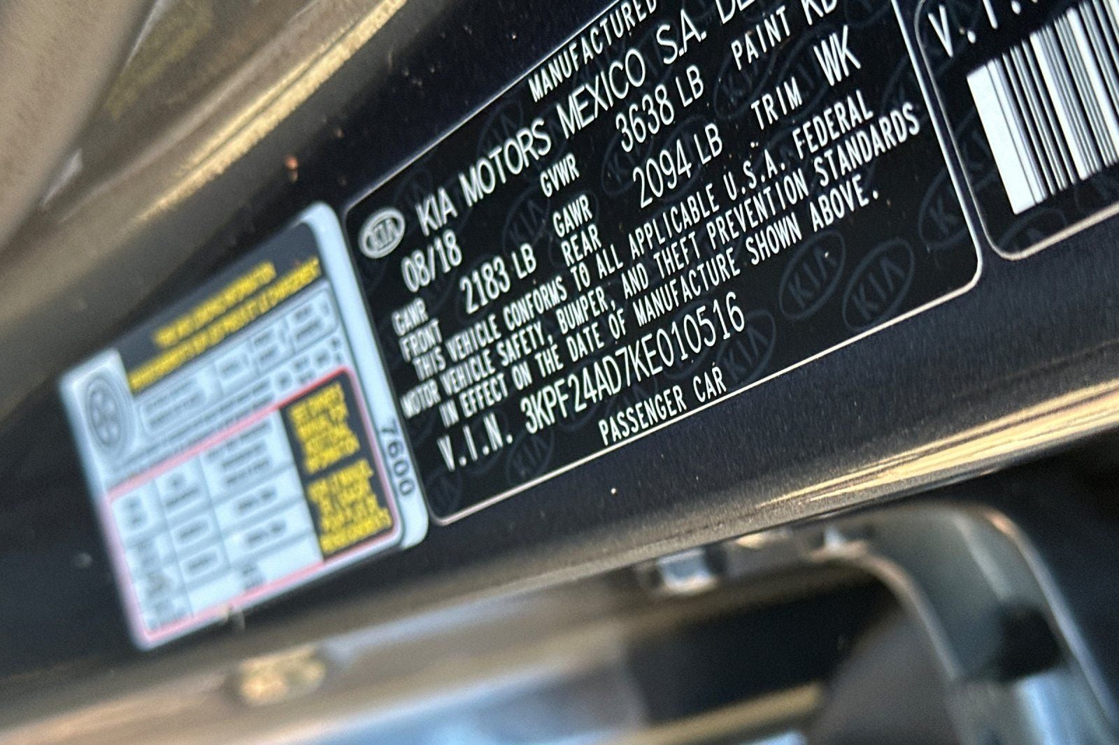 2019 Kia Forte FE