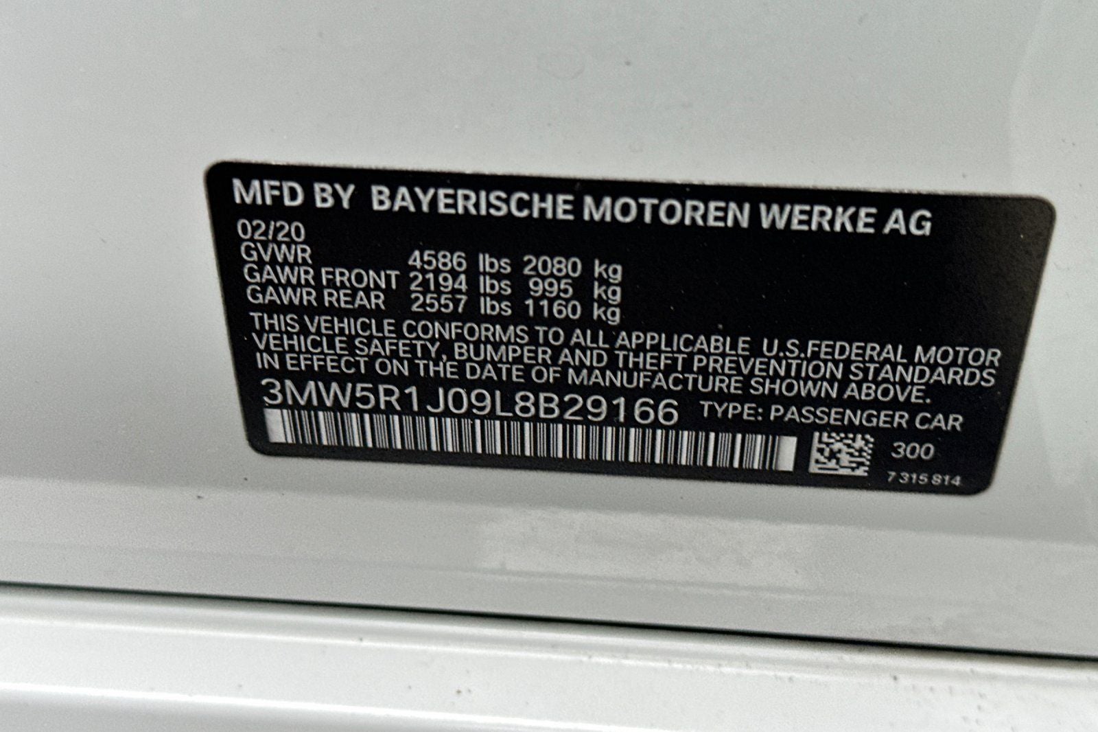 2020 BMW 3 Series 330i