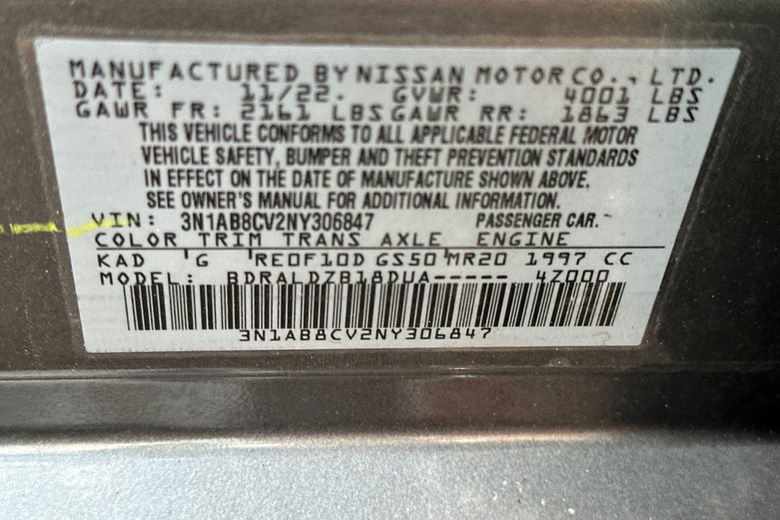 2022 Nissan Sentra SV