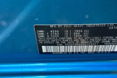 2017 Subaru Impreza 2.0i Premium