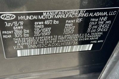 2020 Hyundai Santa Fe SE