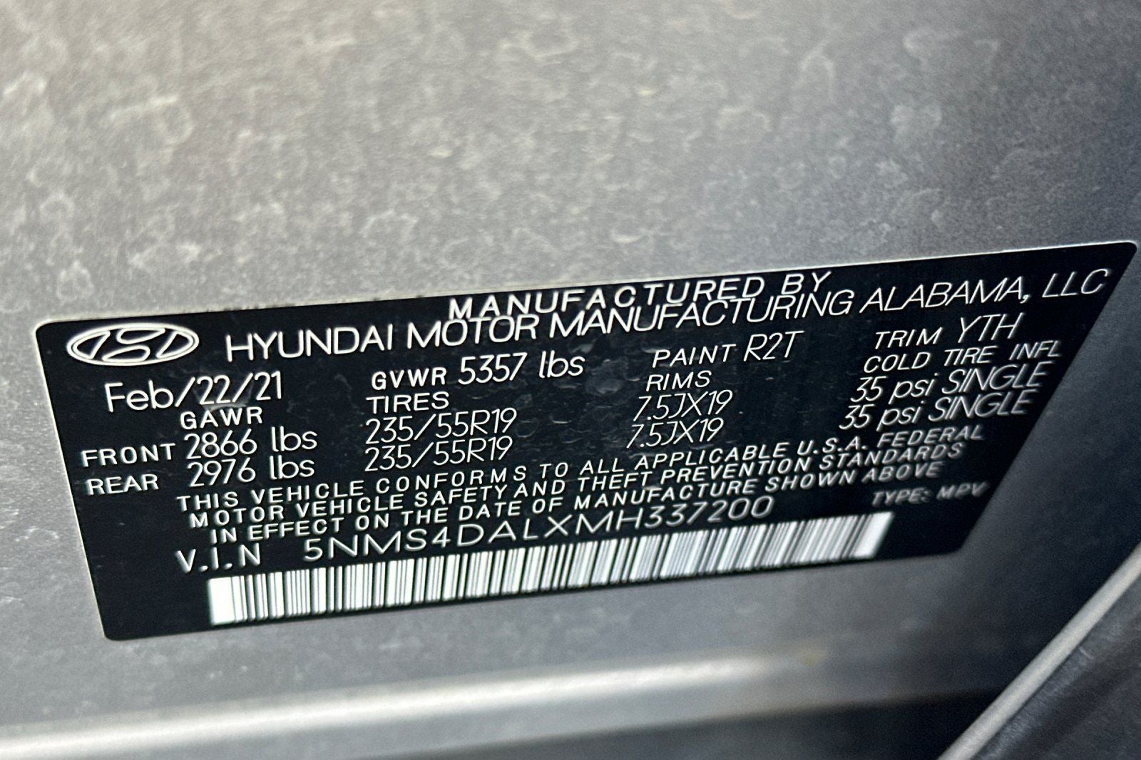 2021 Hyundai Santa Fe Limited