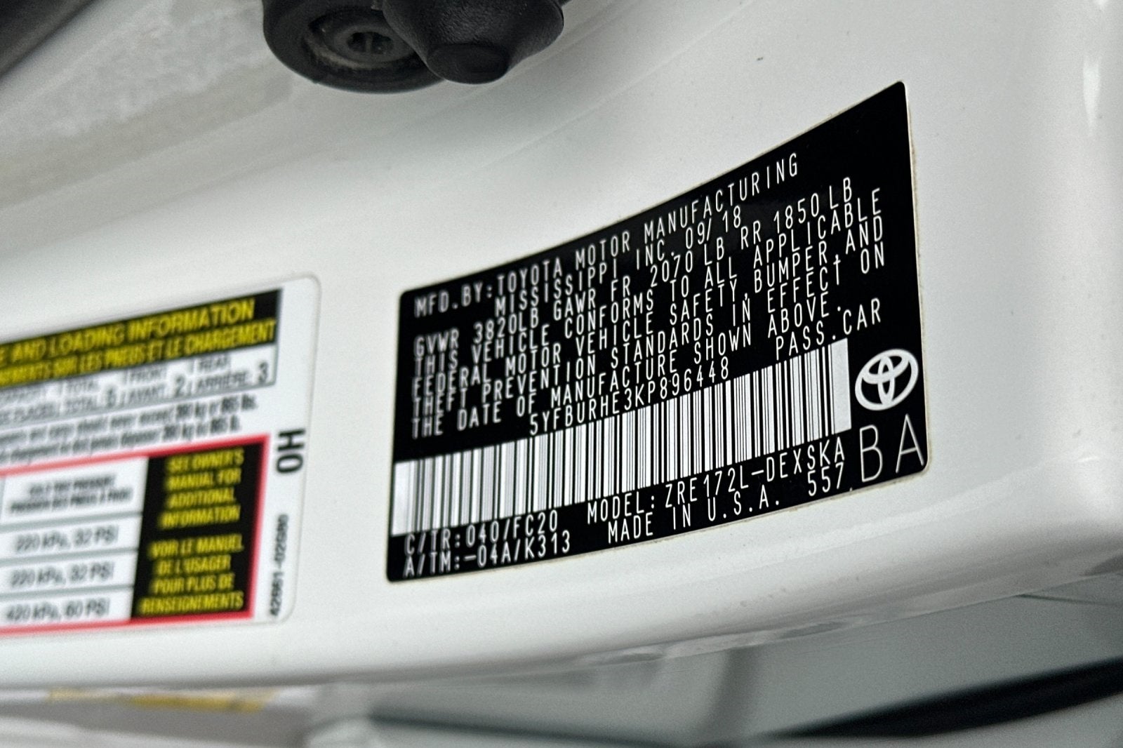 2019 Toyota Corolla SE