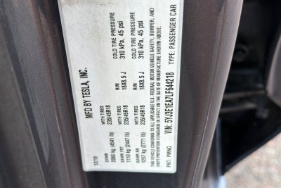 2020 Tesla Model 3 Standard
