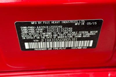 2016 Subaru WRX Premium