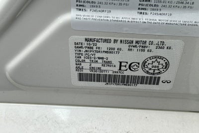 2023 INFINITI Q50 Red Sport 400