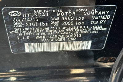 2016 Hyundai Elantra Limited
