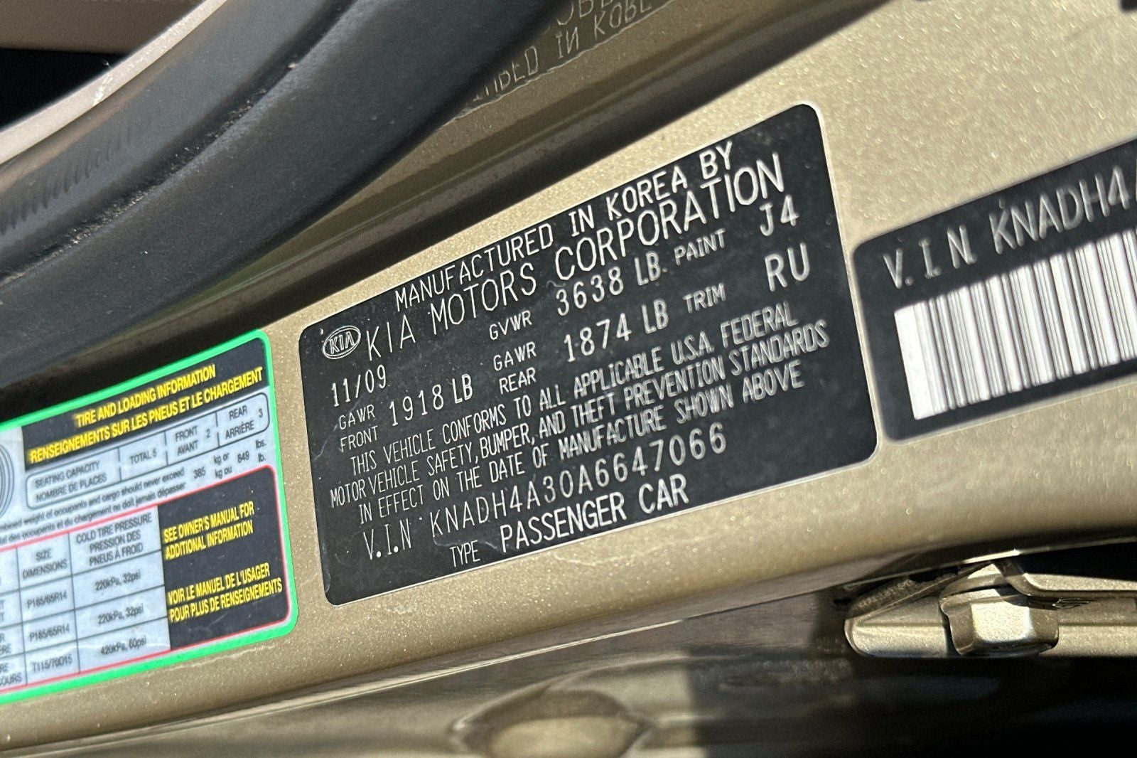 2010 Kia Rio LX