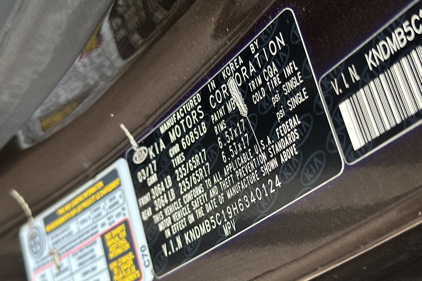 2017 Kia Sedona LX