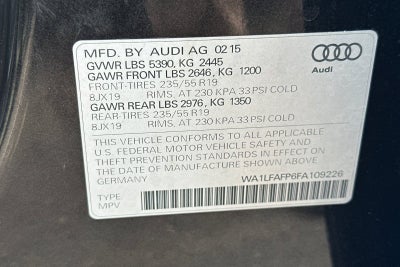 2015 Audi Q5 2.0T Premium Plus quattro