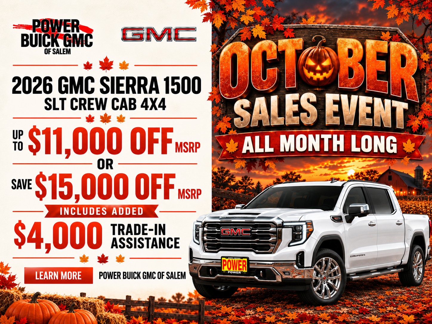 October Sales Event
