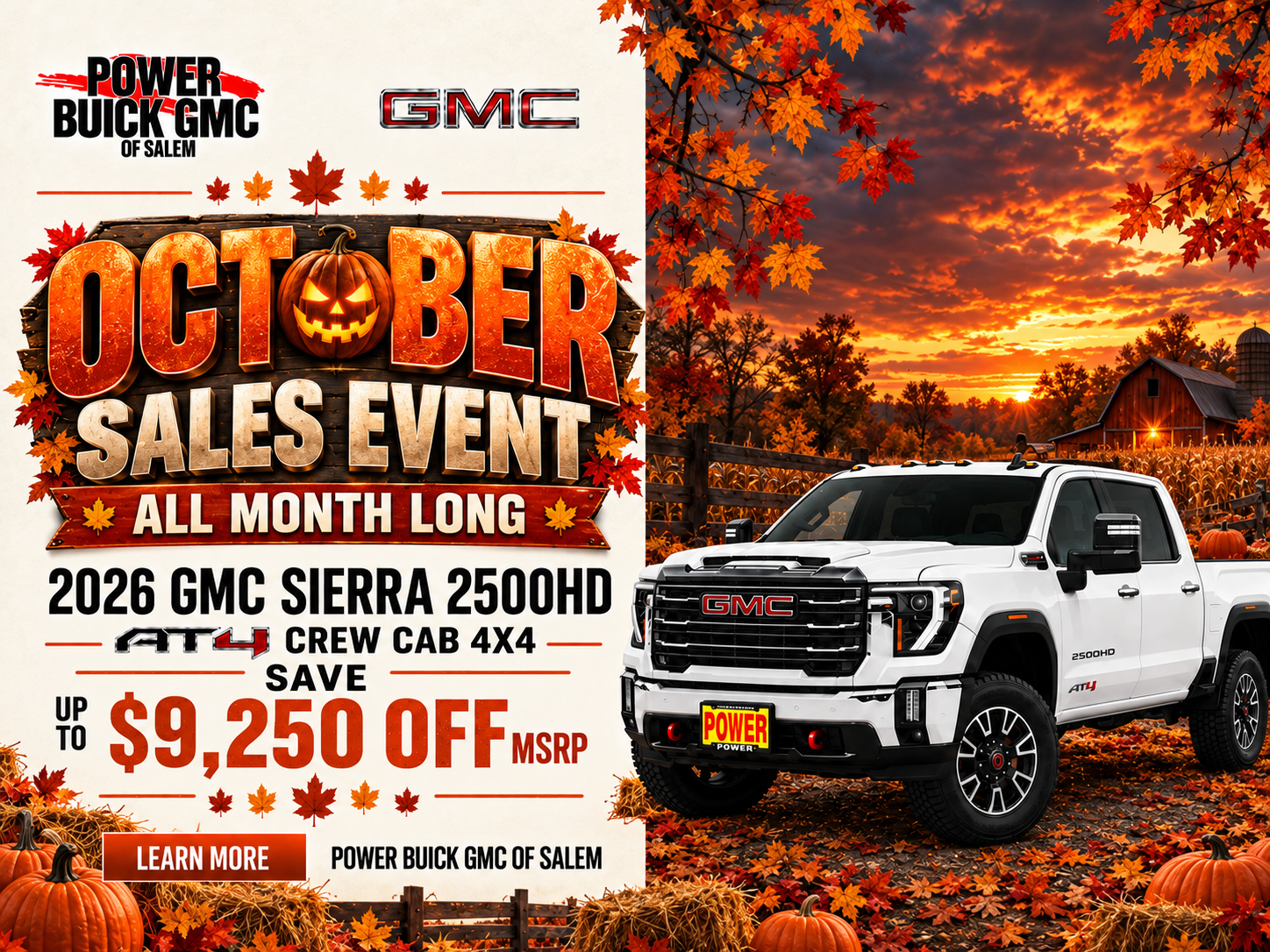 October Sales Event