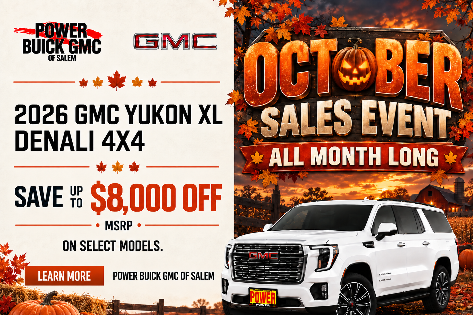 October Sales Event