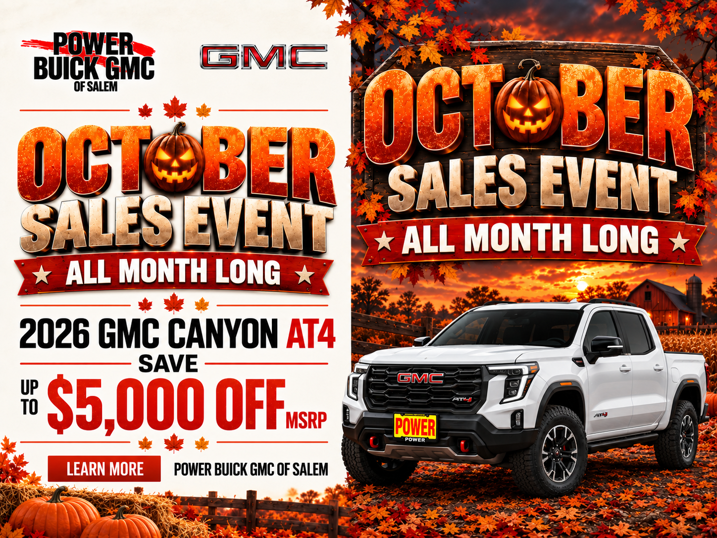 October Sales Event