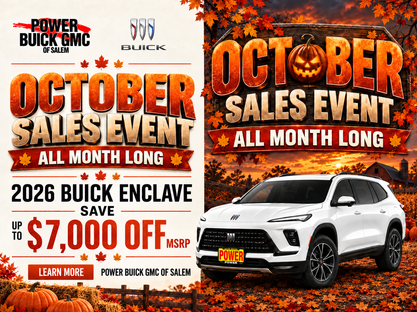 October Sales Event