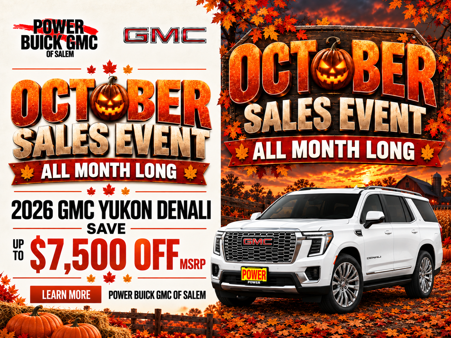 October Sales Event